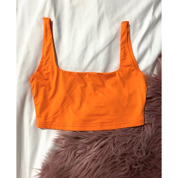 Shein Orange Crop Top - Picture 3 of 5